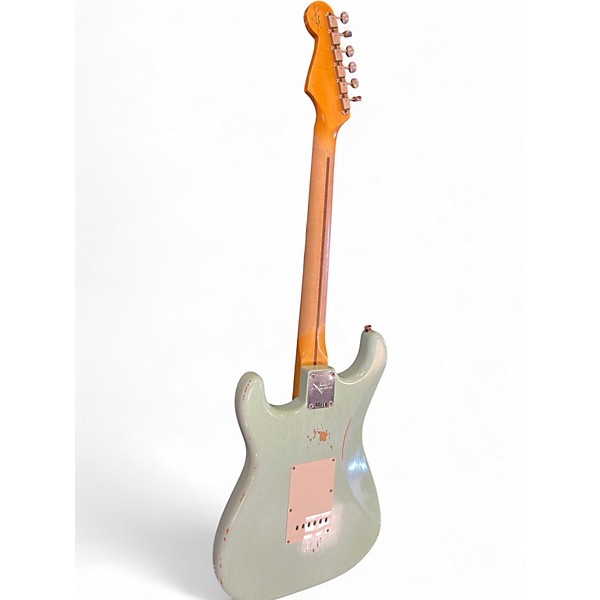 Used Fender Custom 1958 Stratocaster REL Green Solid Body Electric Guitar