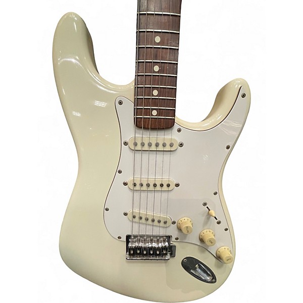 Used Fender Standard Stratocaster Classic White Solid Body Electric Guitar