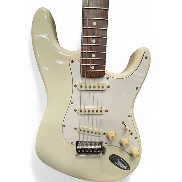 Used Fender Standard Stratocaster Classic White Solid Body Electric Guitar