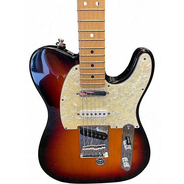Vintage 1998 Fender American Nashville B-Bender Telecaster 3 Tone Sunburst Solid Body Electric Guitar