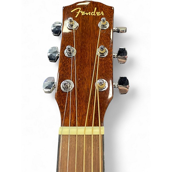 Used Fender CD60 Dreadnought LEFT HANDED Natural Acoustic Guitar