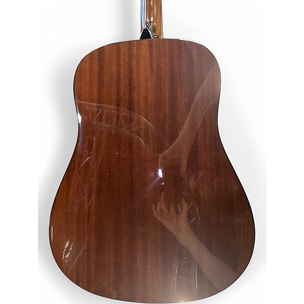 Used Fender CD60 Dreadnought LEFT HANDED Natural Acoustic Guitar