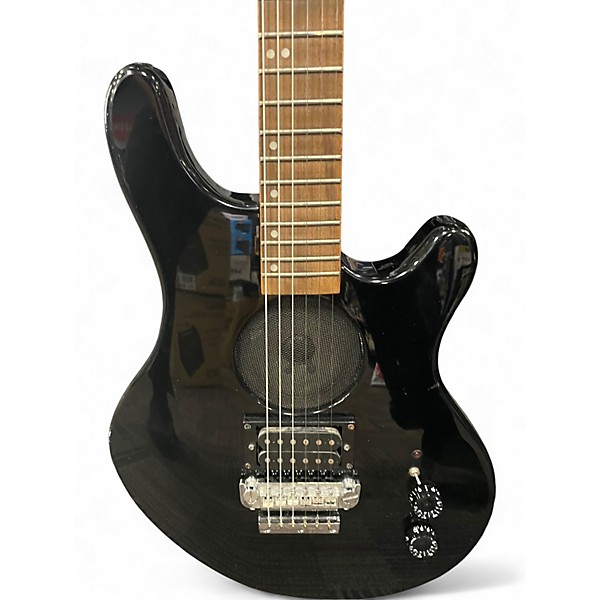 Used Lyon By Washburn LT8K Black Solid Body Electric Guitar