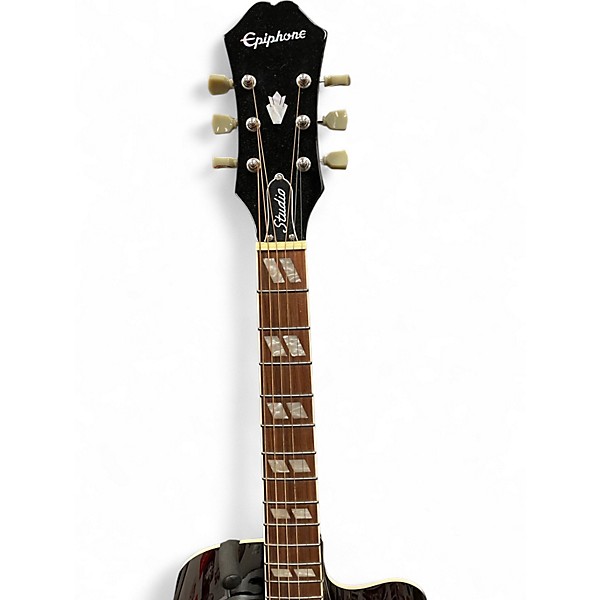 Used Epiphone Hummingbird EC Studio 2 Color Sunburst Acoustic Electric Guitar
