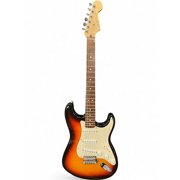 Used Fender Standard Stratocaster 3 Color Sunburst Solid Body Electric Guitar