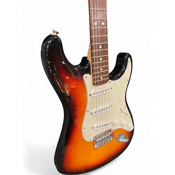 Used Fender Standard Stratocaster 3 Color Sunburst Solid Body Electric Guitar