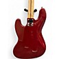 Used Squier Affinity Jazz Bass Candy Apple Red Metallic Electric Bass Guitar