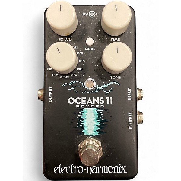 Used Electro-Harmonix Oceans 11 Reverb Effect Pedal