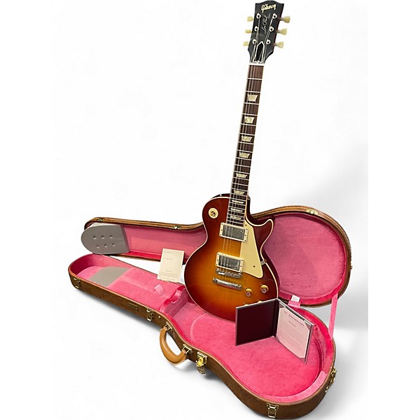 Used Gibson Custom Shop Les Paul Standard 60th Anniversary 2 Color Sunburst Solid Body Electric Guitar