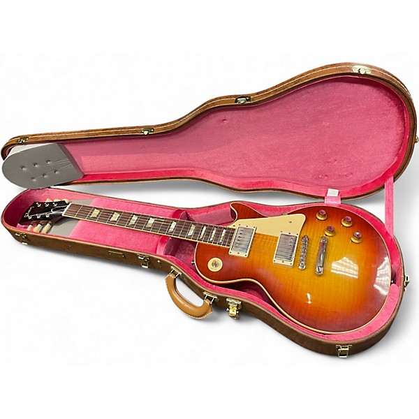 Used Gibson Custom Shop Les Paul Standard 60th Anniversary 2 Color Sunburst Solid Body Electric Guitar