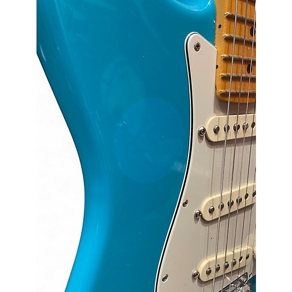 Used Fender American Professional II Stratocaster Miami Blue Blue Solid Body Electric Guitar