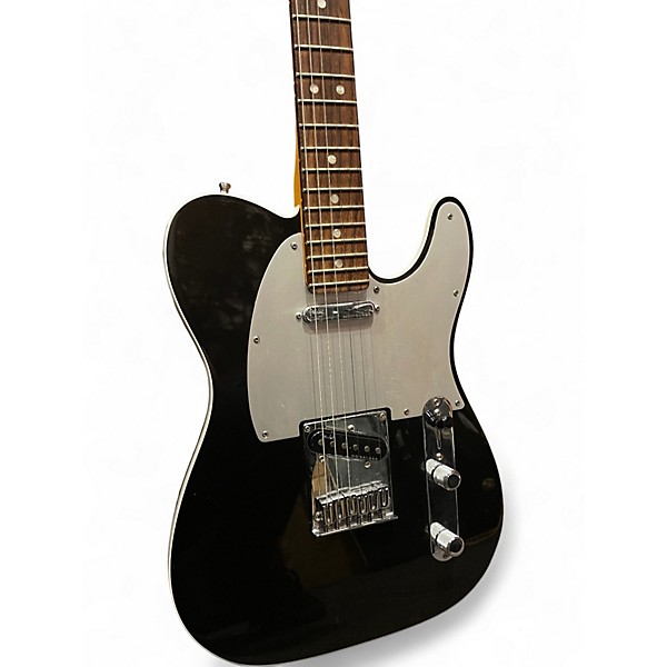 Used Fender American Ultra Telecaster Texas Tea Black and Silver Solid Body Electric Guitar