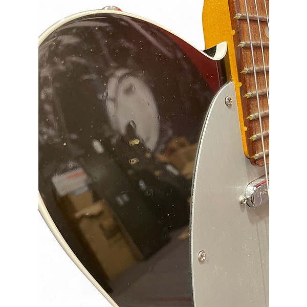 Used Fender American Ultra Telecaster Texas Tea Black and Silver Solid Body Electric Guitar