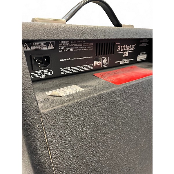 Used Fender Rumble 30 30W 1x10 Bass Combo Amp