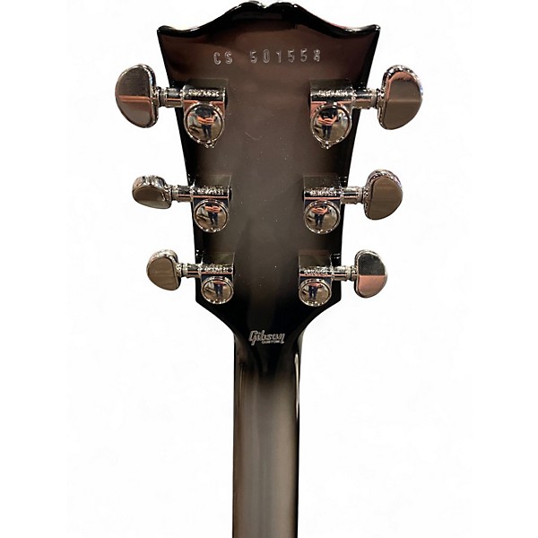 Used Gibson Les Paul custom Silverburst Solid Body Electric Guitar
