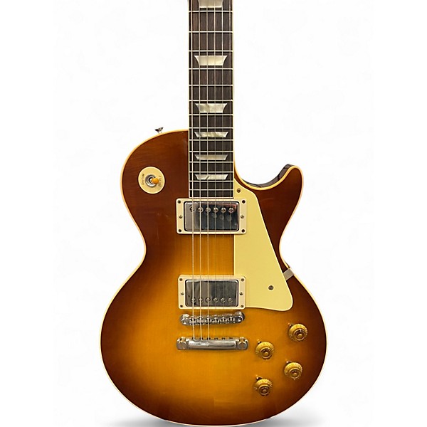 Used Gibson Custom 58 Les Paul Standard 2 Color Sunburst Solid Body Electric Guitar
