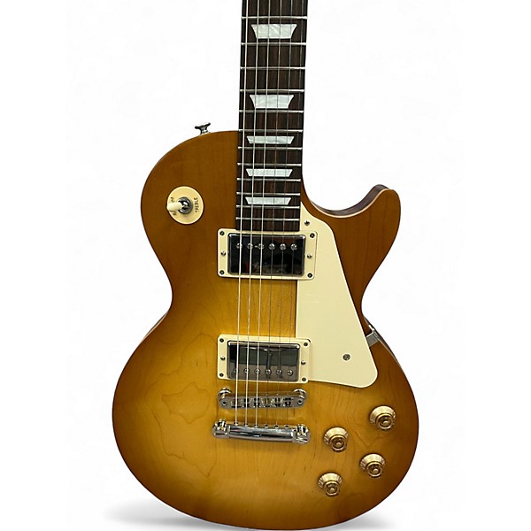 Used 2022 Gibson 1960S Tribute Les Paul Studio Honey Burst Solid Body Electric Guitar