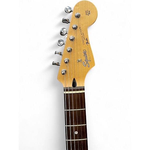 Vintage 1991 Squier Wayne's World Stratocaster 91' White Solid Body Electric Guitar