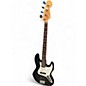 Used 2008 Fender American Standard Jazz Bass Black Electric Bass Guitar thumbnail