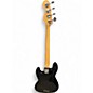 Used 2008 Fender American Standard Jazz Bass Black Electric Bass Guitar