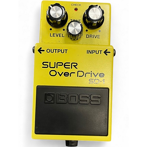 Used BOSS SD1 Super Overdrive Effect Pedal