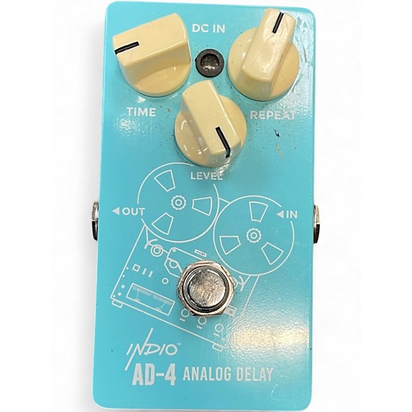 Used Indio AD-4 ANALOG DELAY Effect Pedal