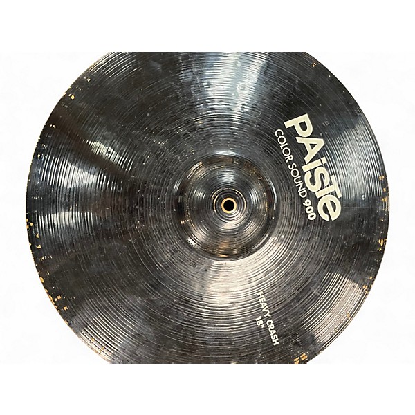 Used Paiste 18in COLOR SOUND HEAVY CRASH Cymbal