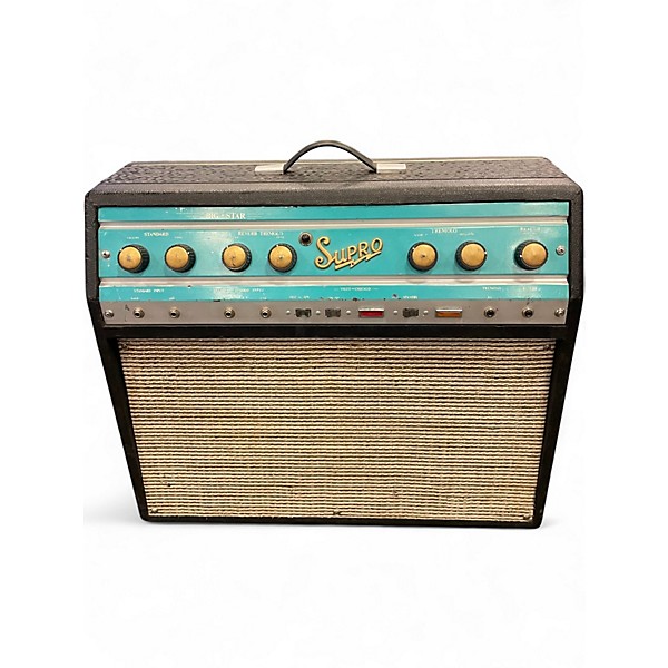 Vintage 1968 Supro BIG STAR REVERB Tube Guitar Combo Amp