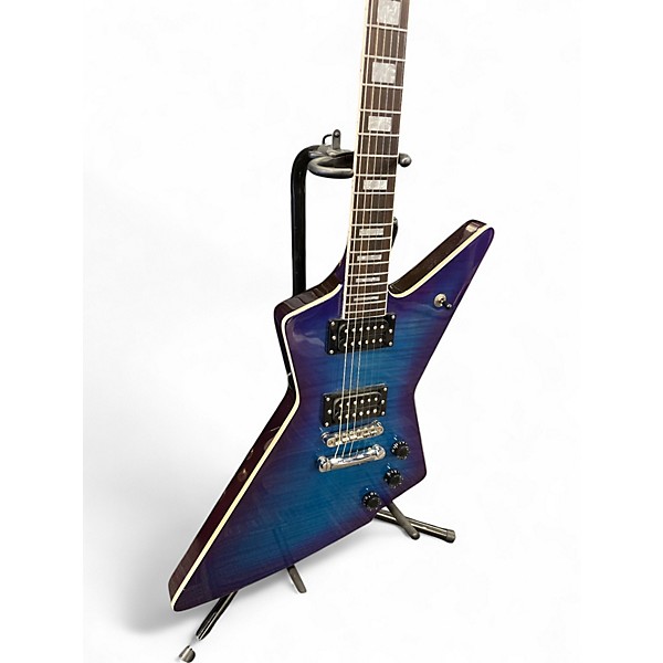 Used Firefly FFEX Blue Burst Solid Body Electric Guitar