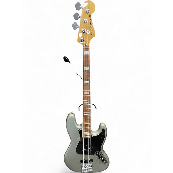 Used Fender Vintera 70s Jazz Bass Inca Silver Electric Bass Guitar