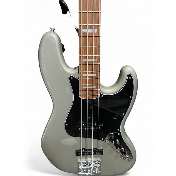 Used Fender Vintera 70s Jazz Bass Inca Silver Electric Bass Guitar
