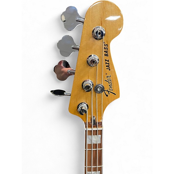 Used Fender Vintera 70s Jazz Bass Inca Silver Electric Bass Guitar