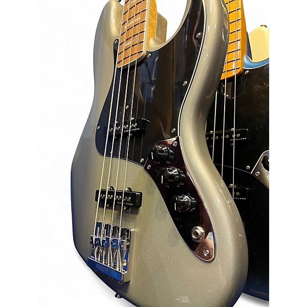 Used Fender Vintera 70s Jazz Bass Inca Silver Electric Bass Guitar