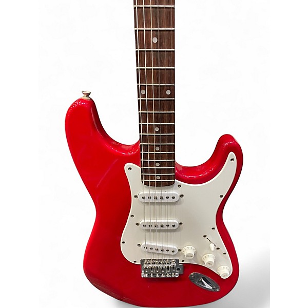 Used Squier Stratocaster II Red Solid Body Electric Guitar