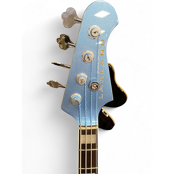 Used Lakland DJ4 SKYLINE DARRYL JONES Lake Placid Blue Electric Bass Guitar