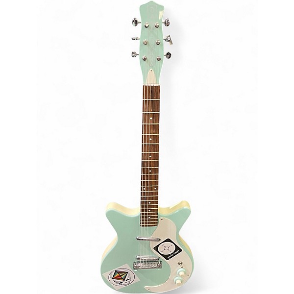 Used Danelectro DC59 Seafoam Green Solid Body Electric Guitar