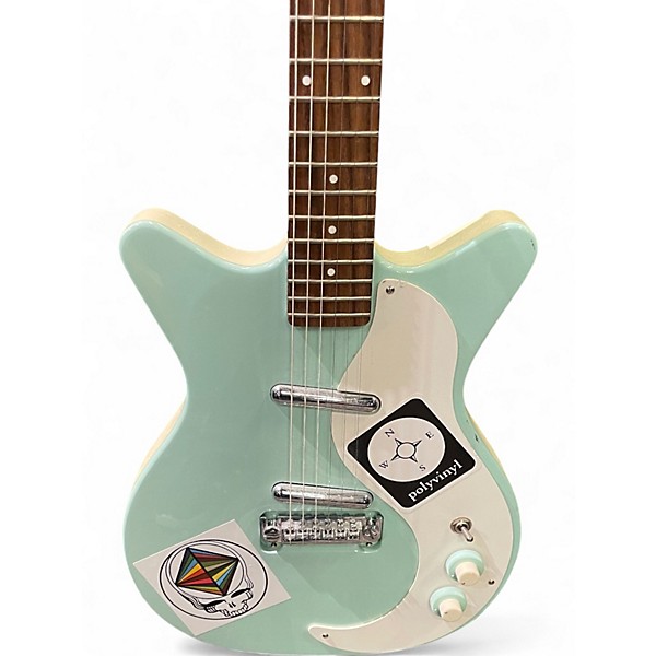 Used Danelectro DC59 Seafoam Green Solid Body Electric Guitar