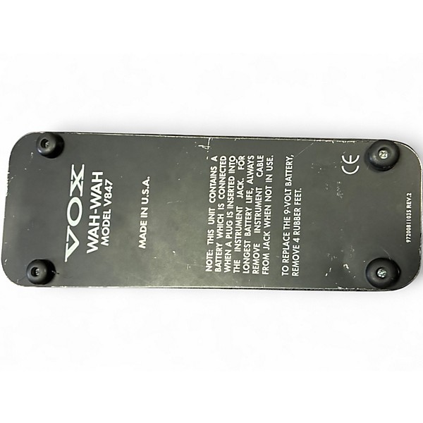 Used VOX V847 Reissue Wah Effect Pedal