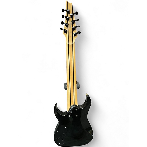 Used Ibanez RG2228 Prestige Series 8 String Metallic Black Solid Body Electric Guitar