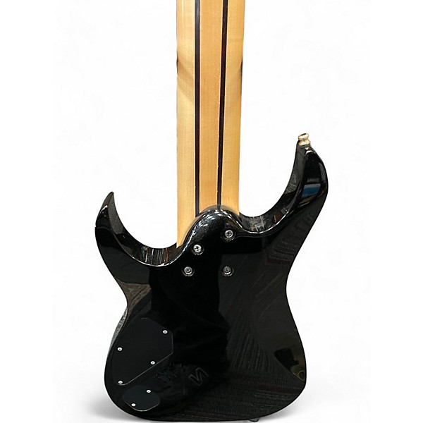 Used Ibanez RG2228 Prestige Series 8 String Metallic Black Solid Body Electric Guitar