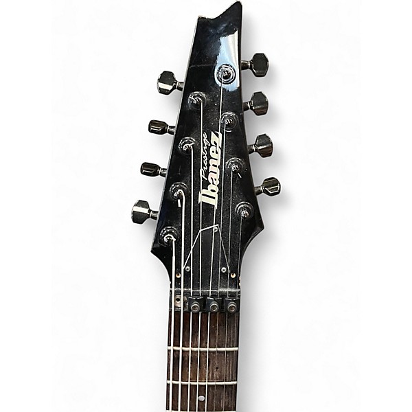 Used Ibanez RG2228 Prestige Series 8 String Metallic Black Solid Body Electric Guitar