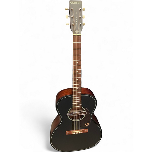 Used Gretsch Guitars Jim Dandy Deltoluxe Concert Black Acoustic Guitar