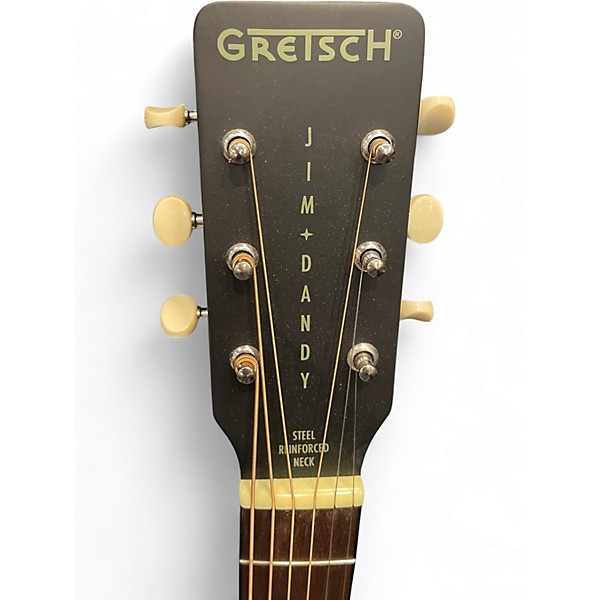 Used Gretsch Guitars Jim Dandy Deltoluxe Concert Black Acoustic Guitar