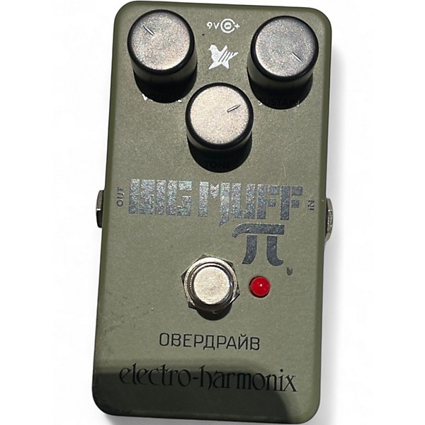 Used Electro-Harmonix Green Russian Big Muff Pi Fuzz Effect Pedal