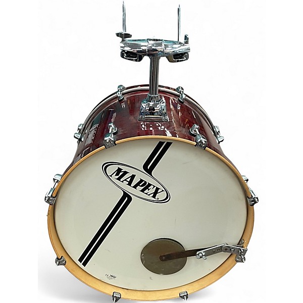 Used Mapex 6 Piece Horizon Crimson Red Burst Drum Kit