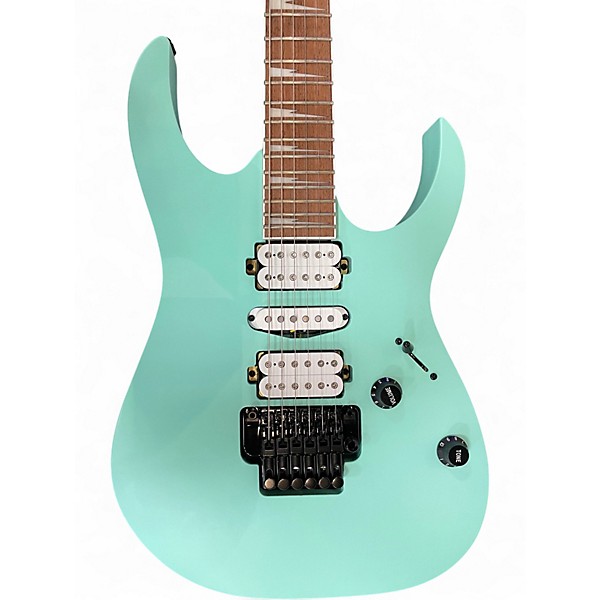Used Ibanez RG470DX Seafoam Green Solid Body Electric Guitar
