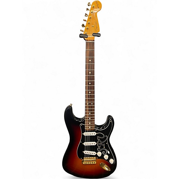 Used Fender SRV Signature Stratocaster 3 Tone Sunburst Solid Body Electric Guitar
