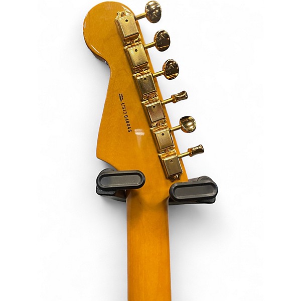Used Fender SRV Signature Stratocaster 3 Tone Sunburst Solid Body Electric Guitar