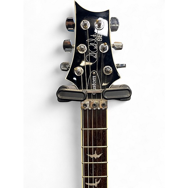 Used PRS SE Custom 24 Trans Black Solid Body Electric Guitar