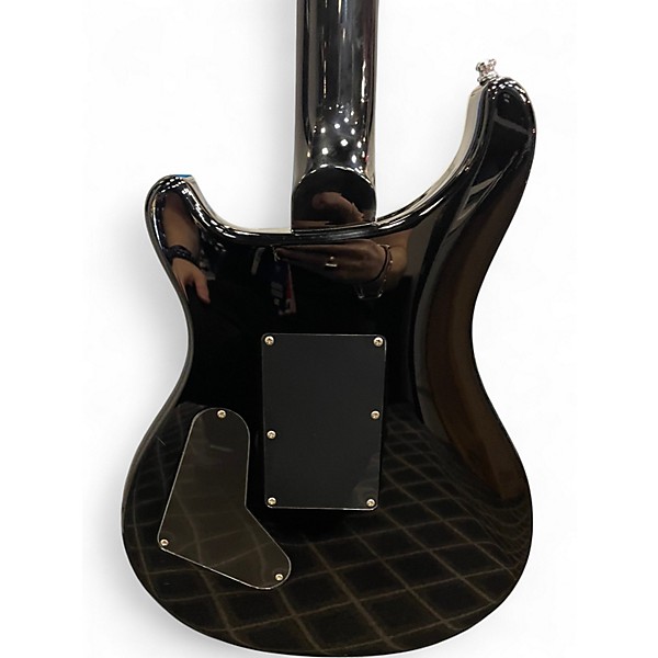 Used PRS SE Custom 24 Trans Black Solid Body Electric Guitar